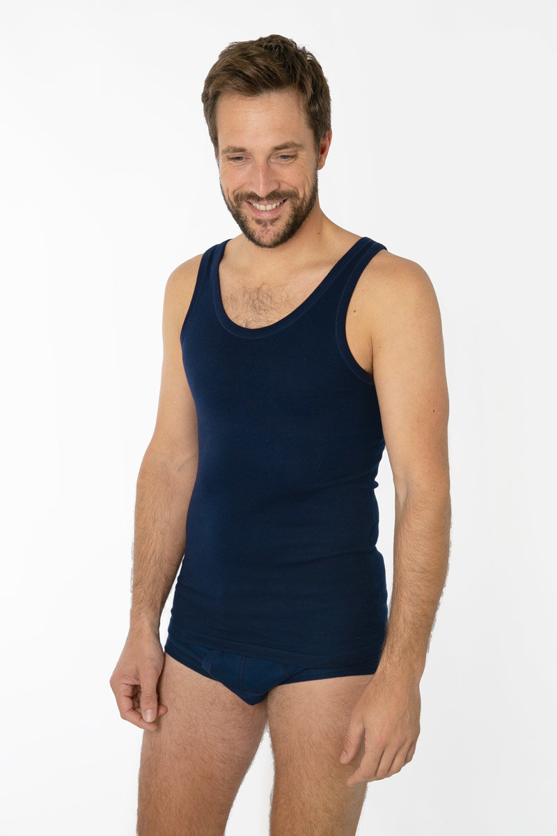 ARMOR-LUX Débardeur - coton peigné Homme MARINE 3XL