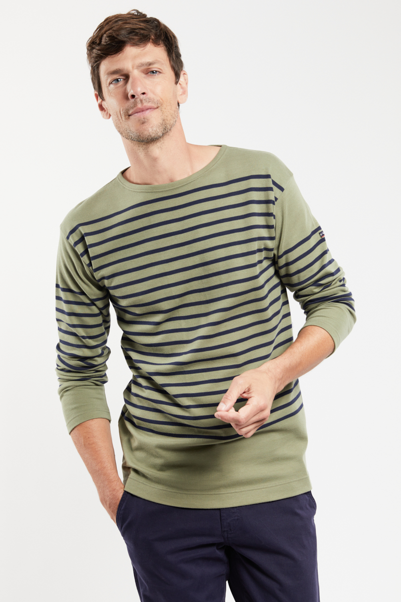 ARMOR-LUX Marinière Amiral - coton épais Homme Military/Marine Deep XS