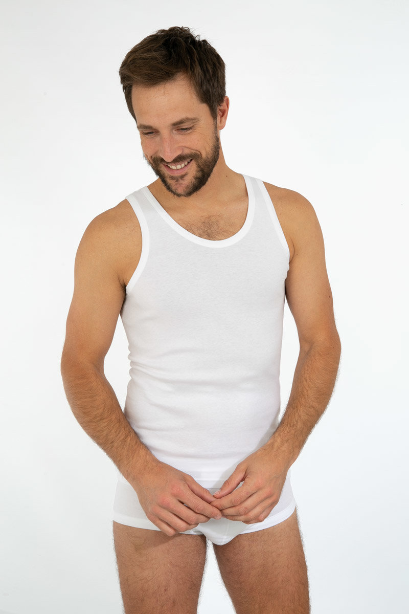 ARMOR-LUX Débardeur - coton peigné Homme BLANC 2XL