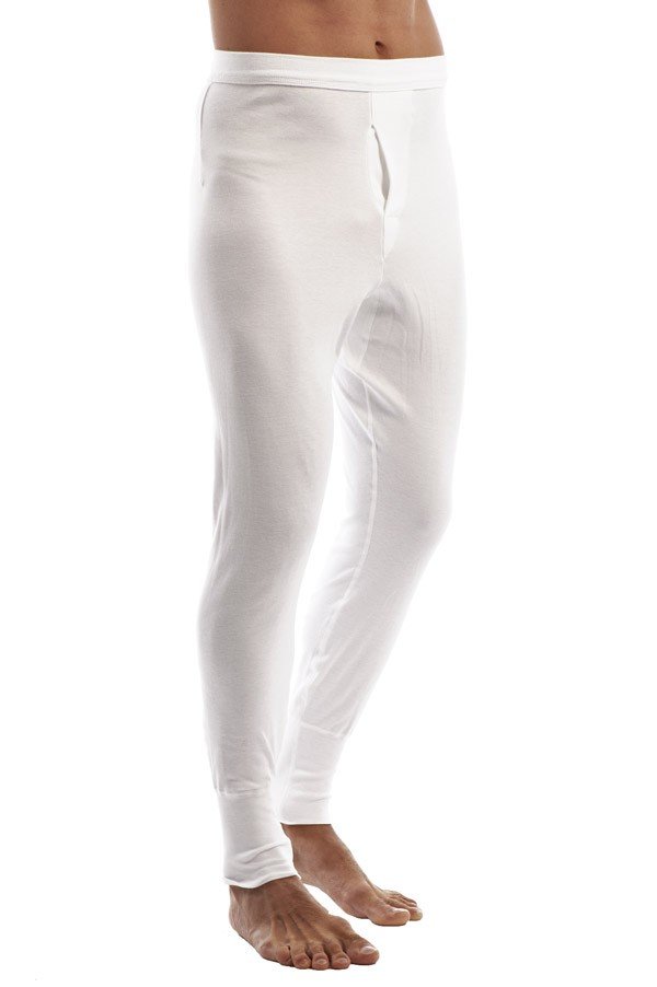ARMOR-LUX Caleçon long - coton épais Homme BLANC S