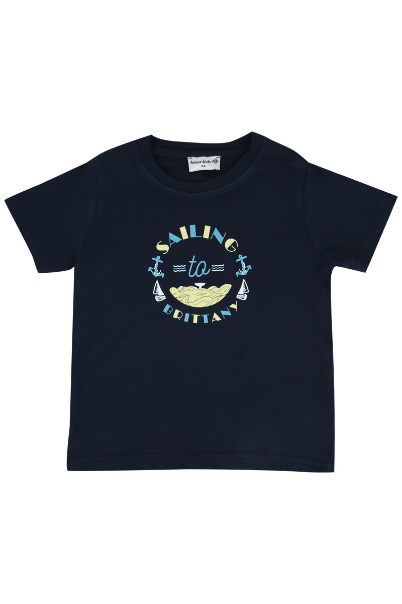 ARMOR-LUX T-shirt Sailing Kids - coton léger Enfant D85-Sailing To Brittany 16 ANS