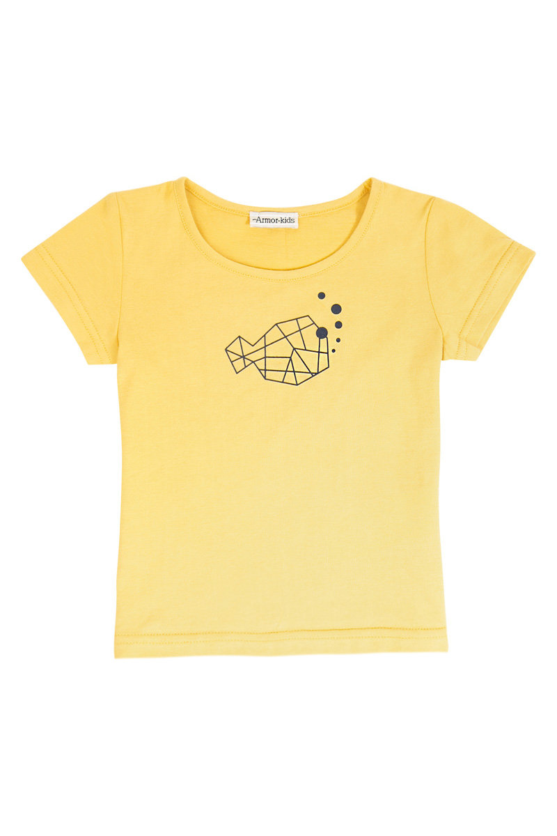 ARMOR-LUX T-shirt imprimé KIDS - coton Enfant GOLDEN 2 ANS