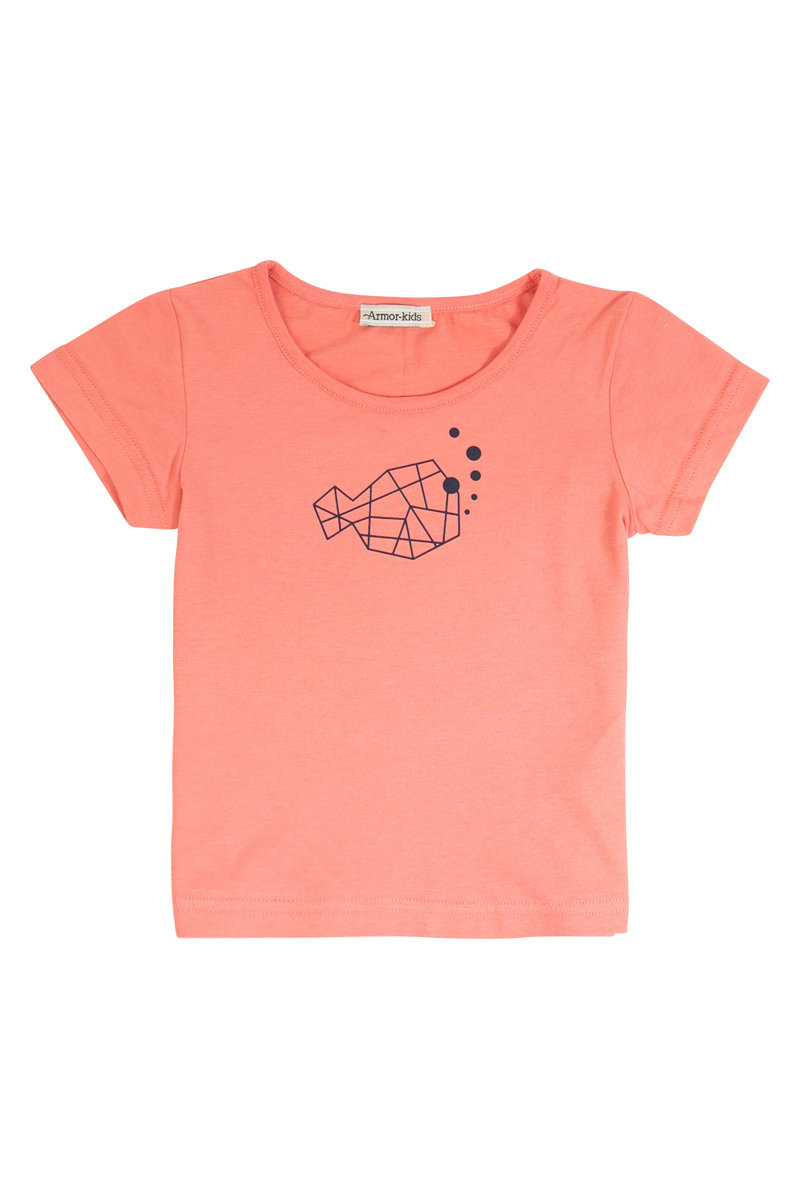 ARMOR-LUX T-shirt imprimé KIDS - coton Enfant TOMETTE 2 ANS