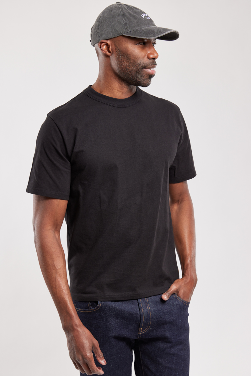 ARMOR-LUX T-shirt uni - coton issu de l?agriculture biologique Homme Noir S