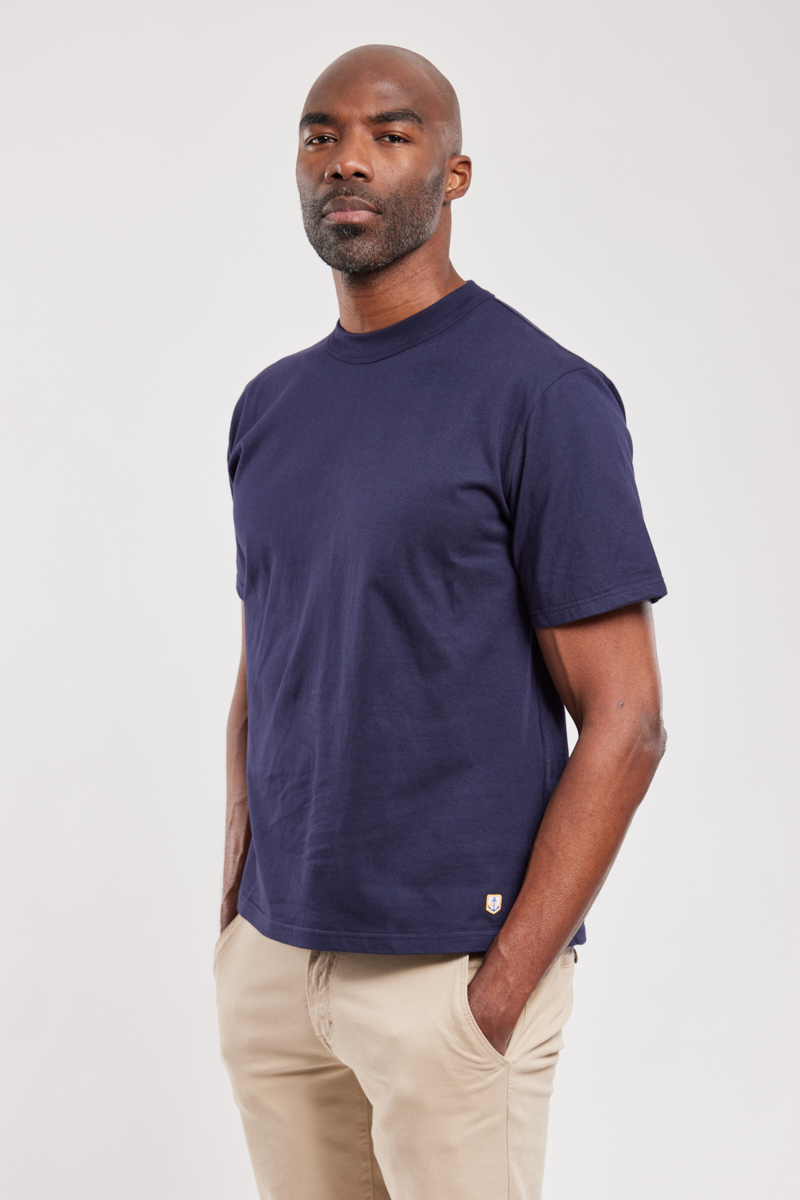 ARMOR-LUX T-shirt uni Héritage - coton issu de l?agriculture biologique Homme Navire L