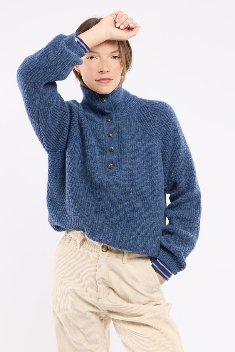 Pull camionneur - alpaga et laine