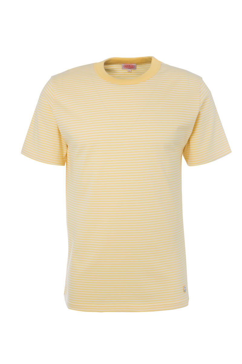 ARMOR-LUX T-shirt rayé Héritage - coton léger Homme Blondeur/Nature XL