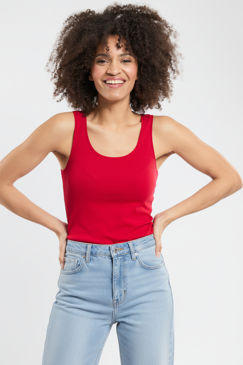 Debardeur+uni+-+coton+leger+issu+de+l%27agriculture+biologique