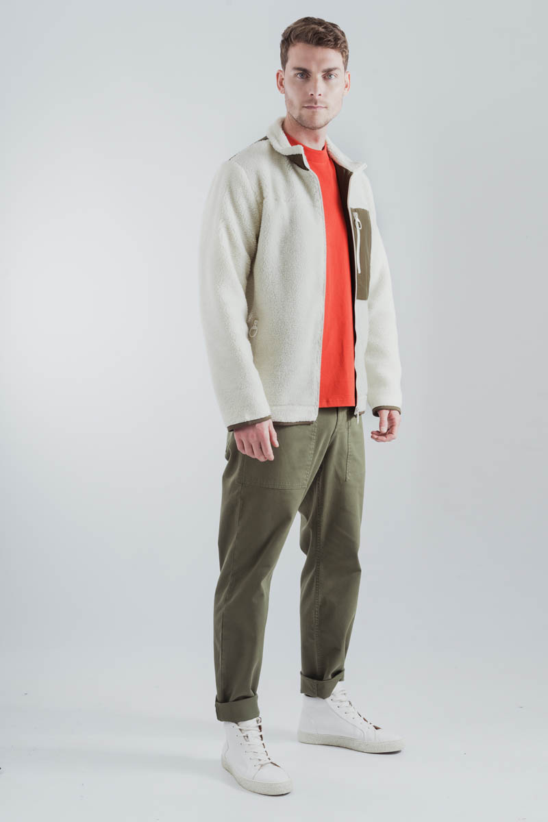 ARMOR-LUX Pantalon carotte - coton Homme Khaki H21 46