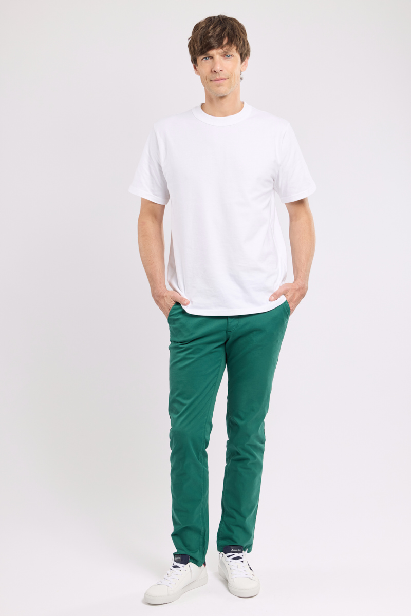 Chino coupe droite - coton