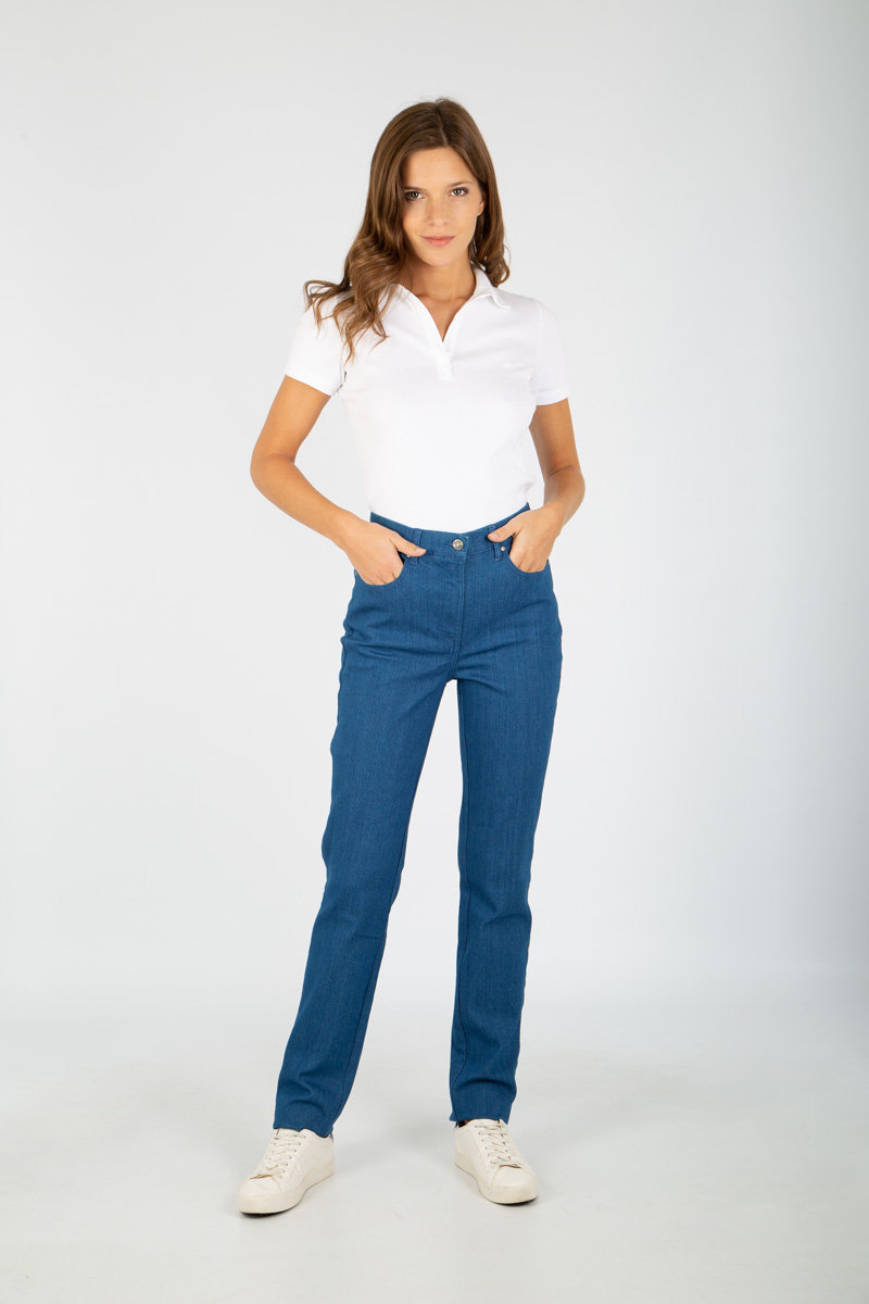 karting jeans "apache" coupe slim - extensible femme denim xs - 36