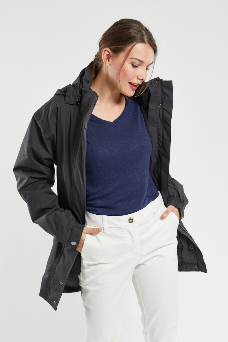 BERMUDES Parka PASSADENA Femme NOIR XL