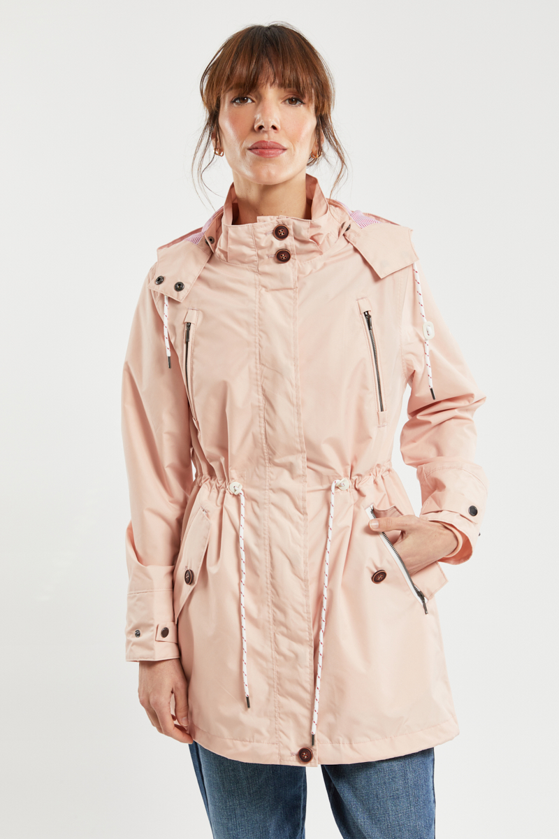 BERMUDES Parka imperméable BERINA Femme PECHE XS - 36