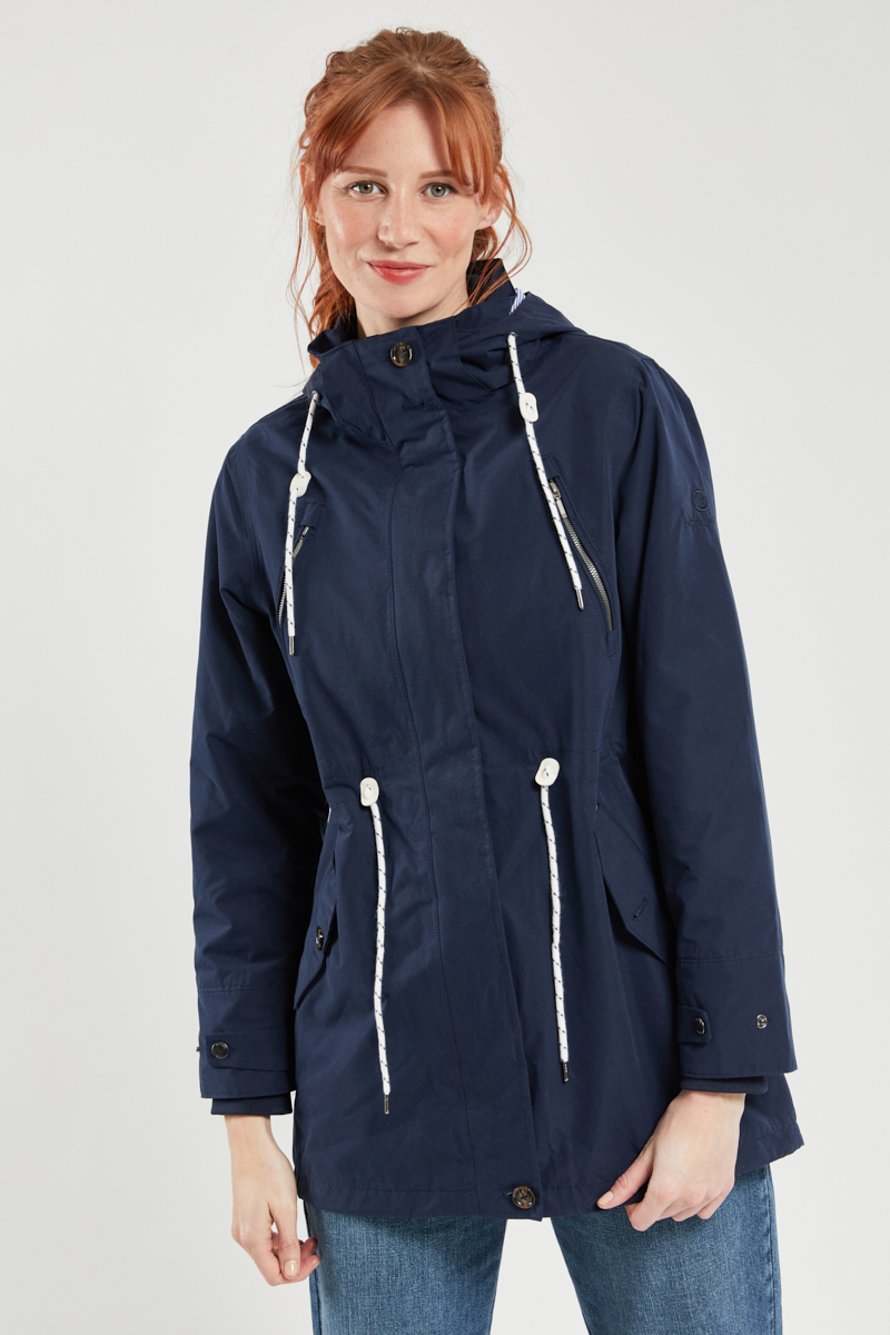 BERMUDES Parka longue imperméable BERINA Femme MARINE M - 40
