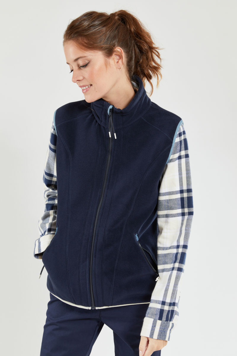 BERMUDES Veste polaire sans manches MARRAH Femme NAVY XS - 36