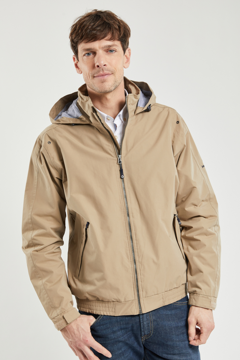 BERMUDES Blouson imperméable HORUS Homme BEIGE S