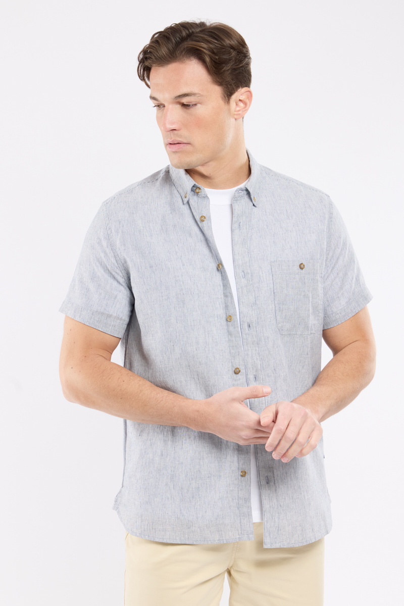 Chemise ELINECO - lin et coton