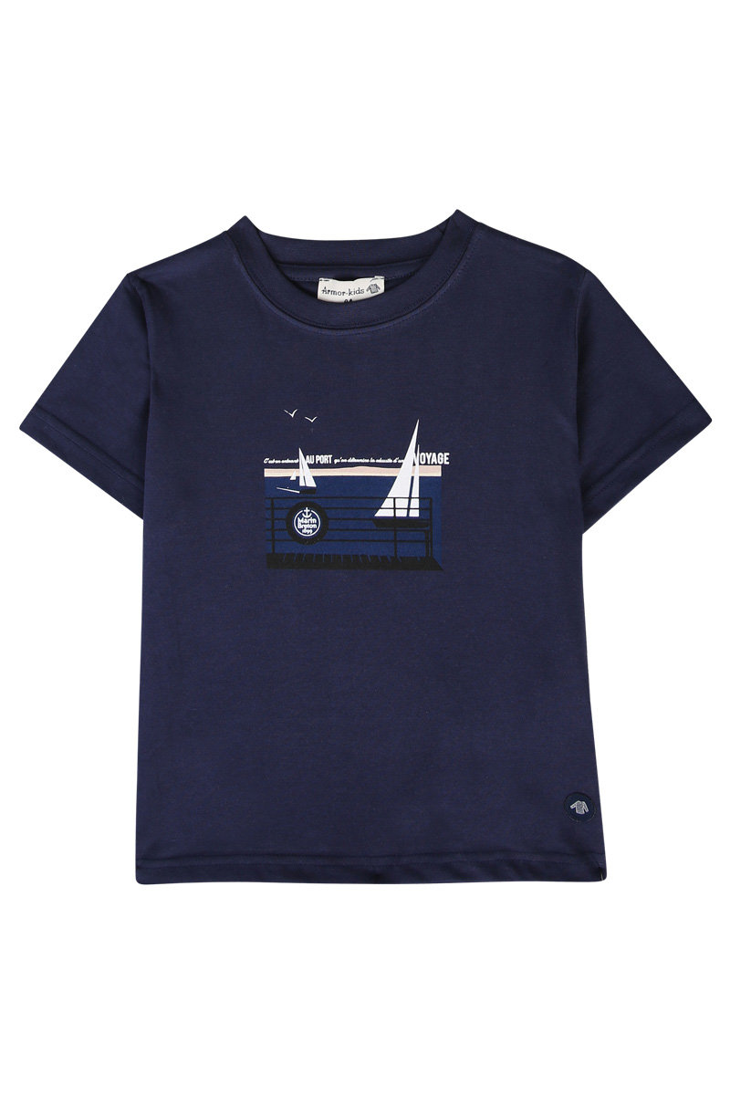 ARMOR-LUX T-shirt - Enfant Enfant Navire-En entrant au port 2 ANS