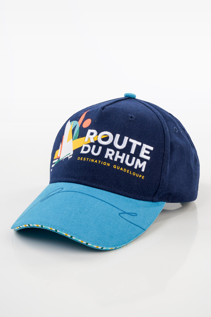 ARMOR-LUX Casquette Route du Rhum - Destination Guadeloupe Homme Marine Deep/Bleu Dauphin TU